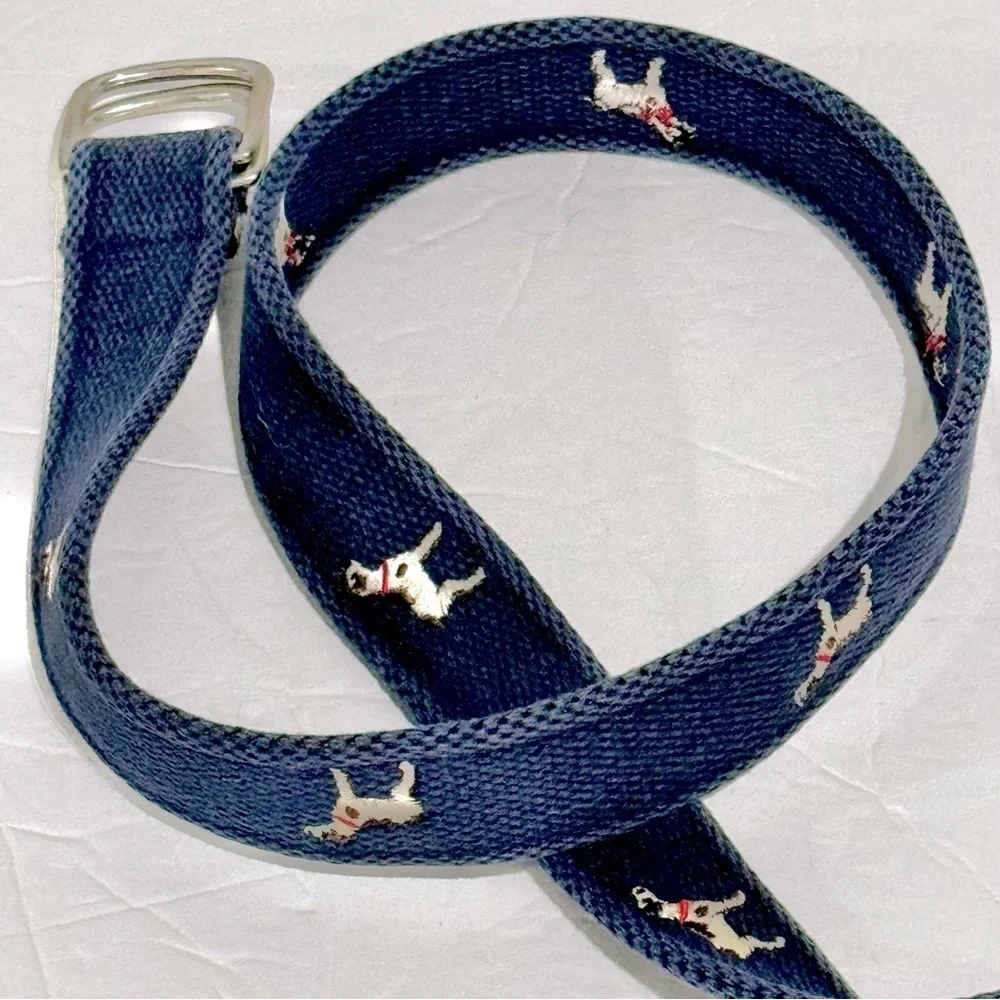 Lands End‎ Kids Dog Canvas Belt, size XL
